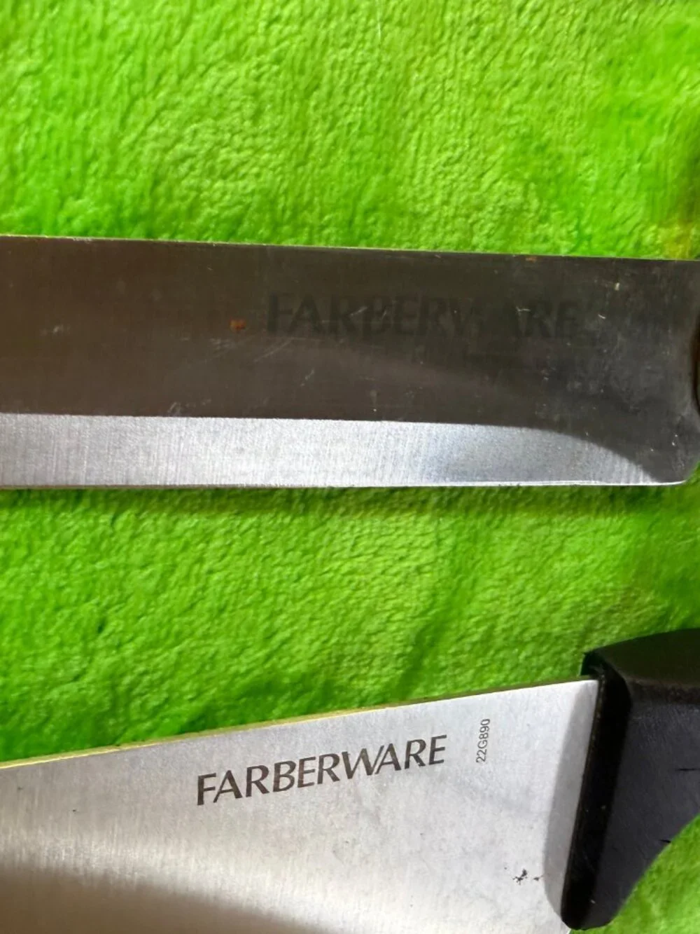 Farberware Knife Set with Black Handles and Stainless Steel Blades